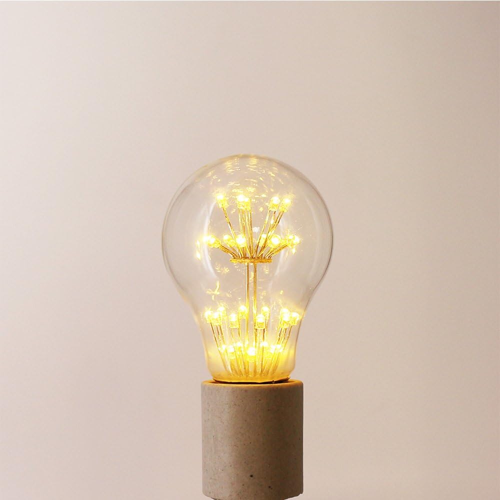 6PACK LED Vintage Edison Bulb A19, Antique 3W LED Decorative Light Bulb, E26 Base, Warm White 2200K, 110-120VAC, LED Light Bulb for Cafe, Bar, Indoor Party (1)