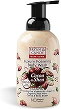 Bryan & Candy Luxury Foaming Body Wash with Pentavitin, Pro Vit B5, Argan Oil, Skin Friendly pH 5.5, All Skin Types, 400 Ml (Cocoa Shea)