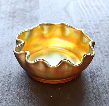 ルイス・C・ティファニー ファブリルガラス 塩入れ ソルトセラー