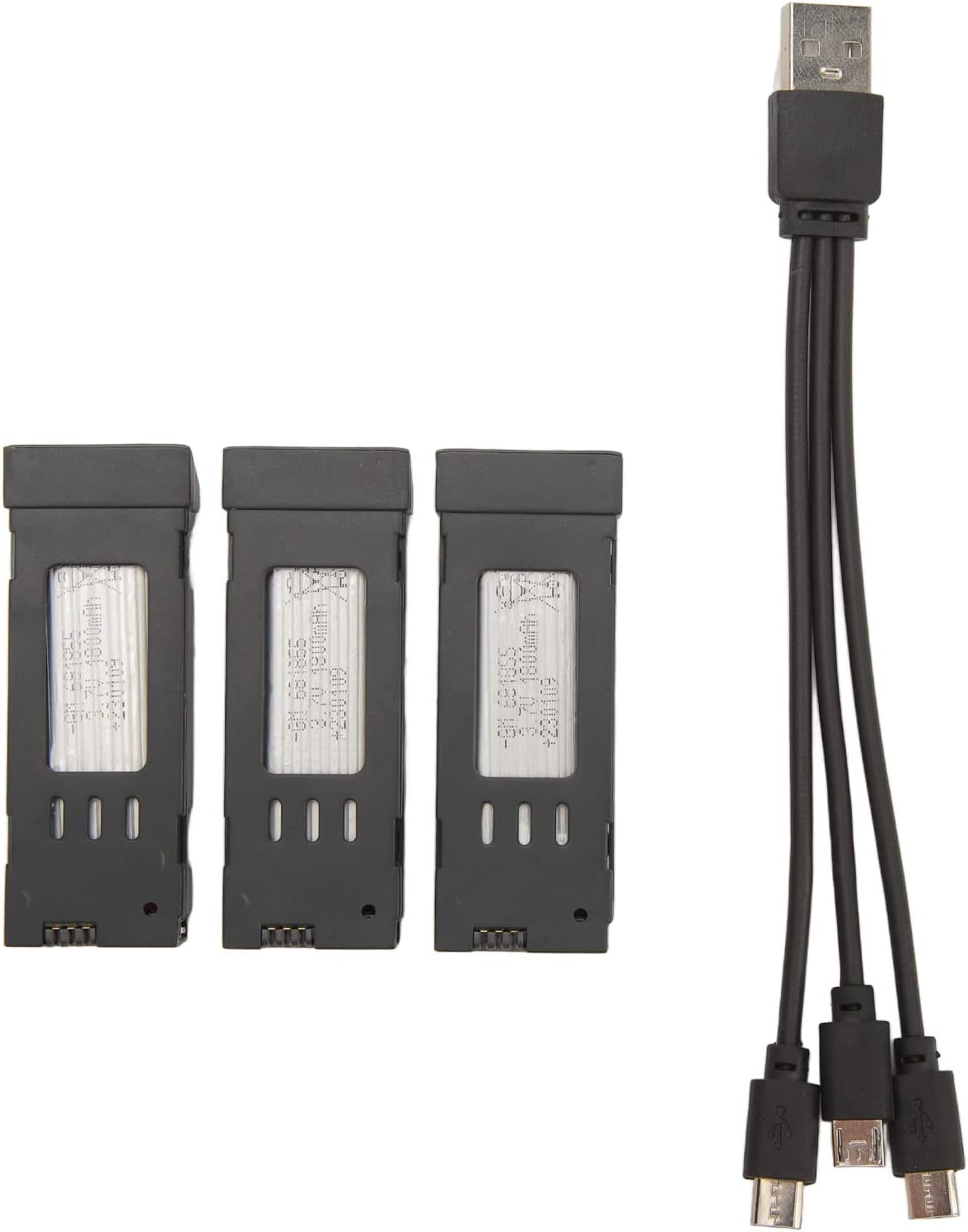 Lithium Battery for E58 RC Drone lightweight design with 3 in 1 charging cable for E58 L800 JY019 S168 suitable for portable charging (1800mah)