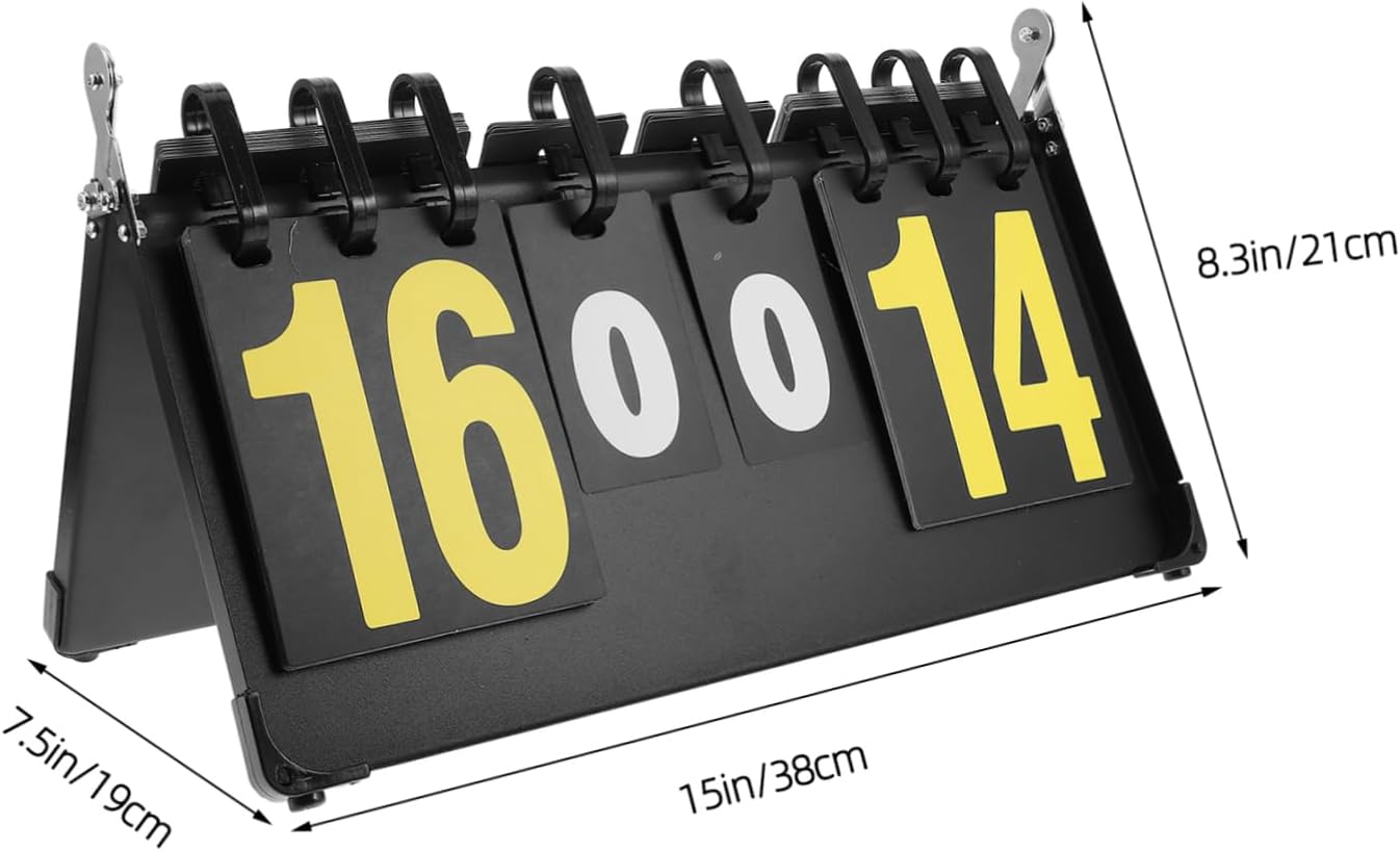 Portable Scoreboard for Basketball Dual-Sided Score Keeper for Games Lightweight and Design for for Sports Competitions and