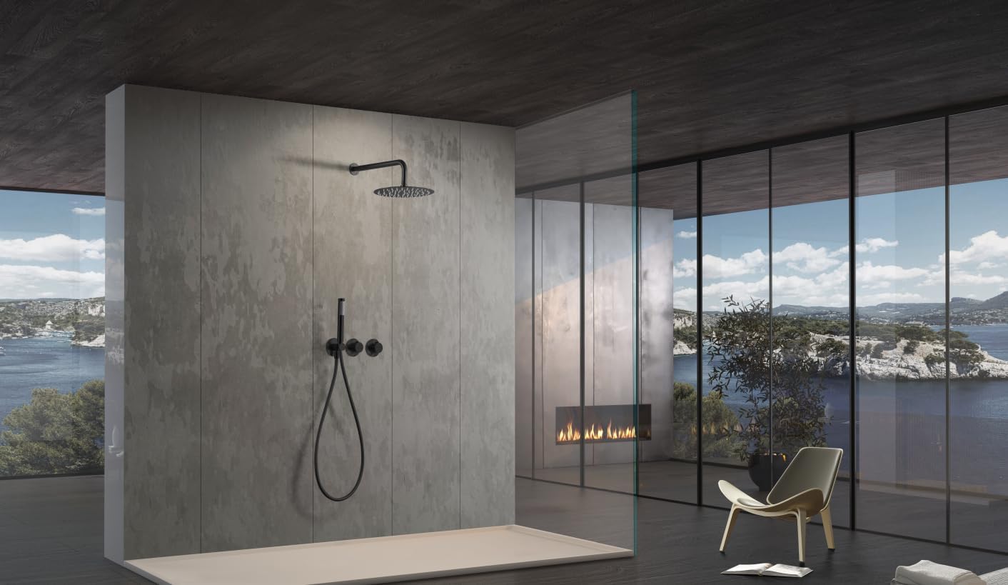 IMEX GTA052/NG ASSEN Built-in Shower System in a modern bathroom