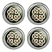 Celtic Knot Love Eternity Metal Craft Sewing Novelty Buttons - Set of 4