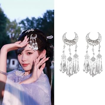 Asian Hair Accessories Hanfu Decorative Hair Clips Chinese Accessories,1 Pair