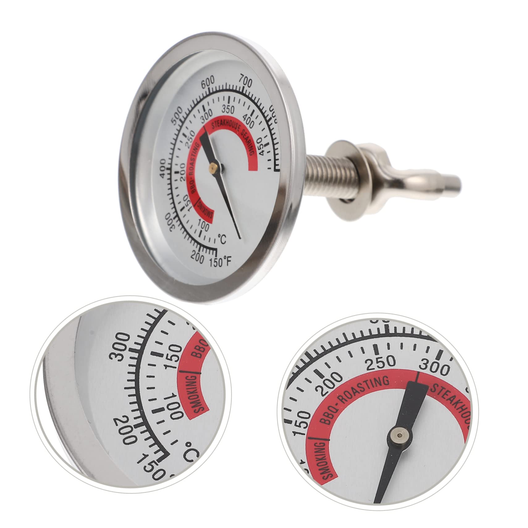BESPORTBLE 5pezzi Termometro Da Forno Professionale Inossidabile Misuratore Di Temperatura Per Bbq e Cottura Strumento Di Precisione Per Grill e Forni Elettrici Per Cucina Domestica e
