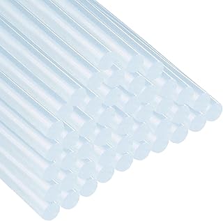 Gesponserte Anzeige – Diompirux 45 Stücke Ø11 x 200 mm Heiβkleber Klebestifte, Durchsichtig EVA-Harz Heißklebestifte, Klar...