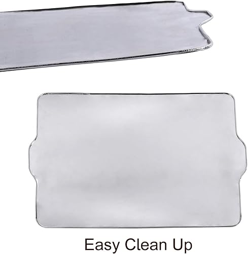 Miniatura 6 de Kit de bandeja de goteo, deflector de calor y forros de bandeja de grasa para parrillas de pellets Traeger Pro 22 Series, reemplazo de bandeja de