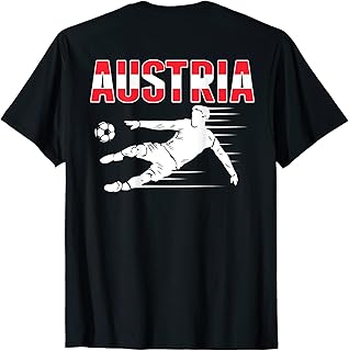 Austria Soccer Lovers Jersey Support Austrian Football Team T-Shirt