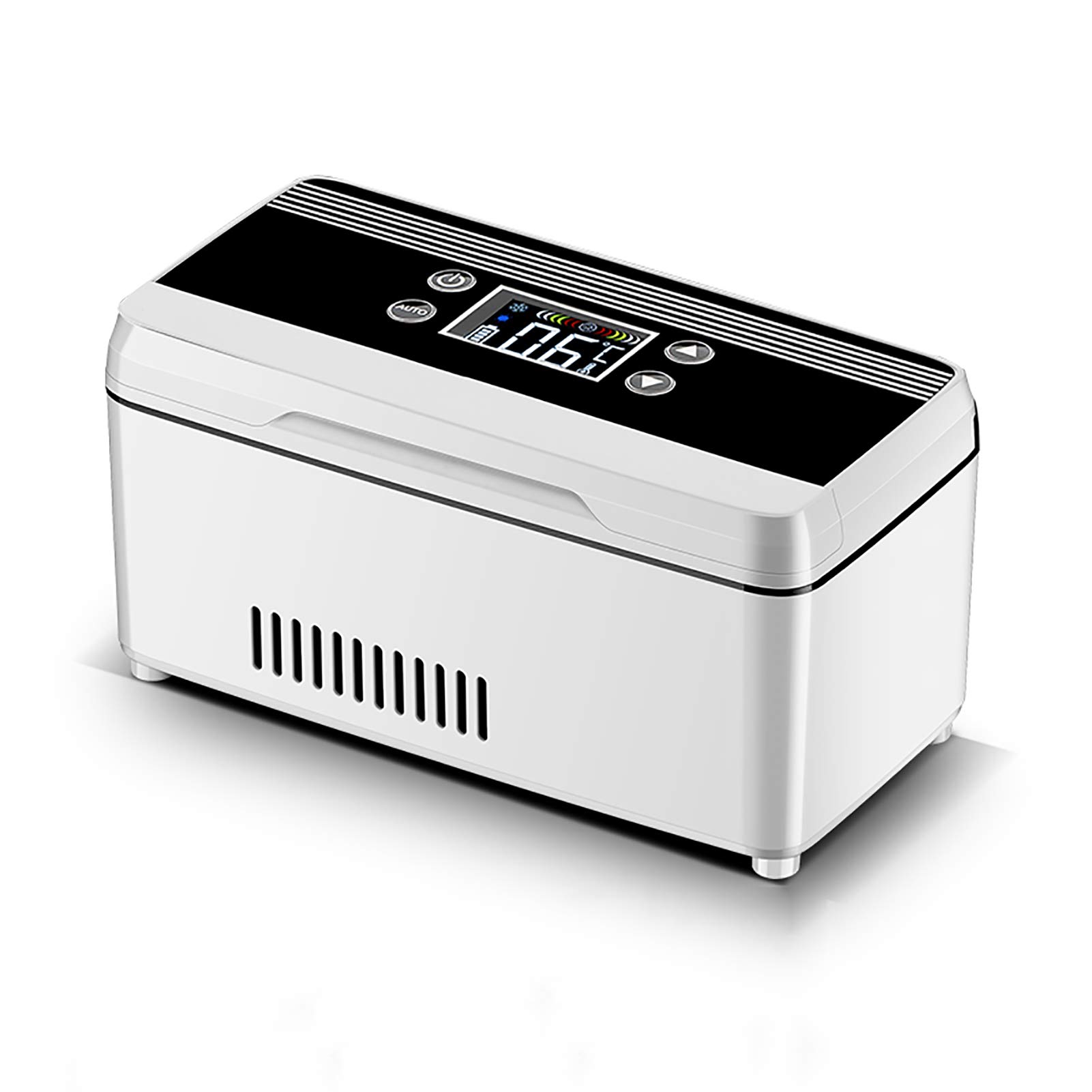 Lodówka, przenośna chłodziarka do insuliny, chłodziarka do leków, ładowanie przez USB, wyświetlacz LED, 2-8℃,/8-10 godzin, przenośna lodówka na leki