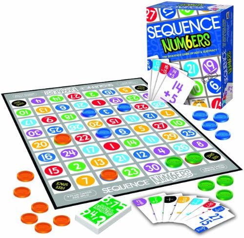 SEQUENCE Numbers by Jax - The SEQUENCE Game of Add & Subtract