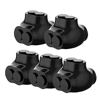 2 Port Insulated ?Splice Connector 2-14 Gauge Aluminum to Copper Wire Connectors 5/32