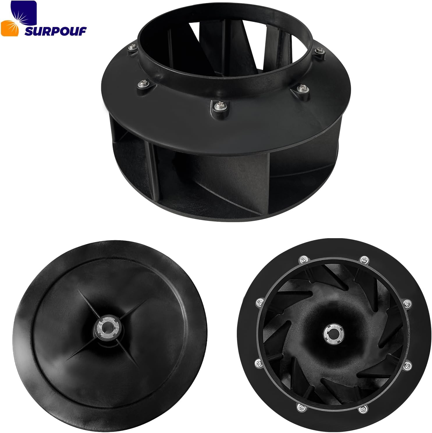 70359801P Blower Fan Fits for Huebsch Speed Queen and Ipso Dryer Replaces 70123301, 70123301P, 70248601, 70248601P, 70359801, TU20281, TU21120, TU218171