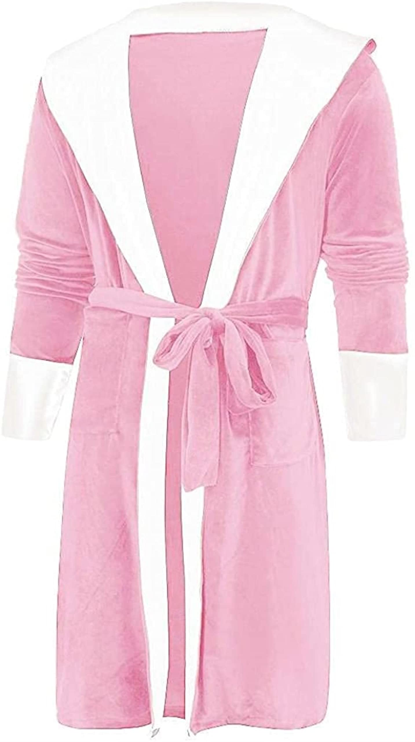 Veste De Chambre En Polaire Chaude à Manches Longues Avec Boutons Et Poches Sur Le Devant Pour Femme, Bleu