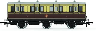 Hornby GWR, 6 Wheel Coach, 1st Class, 519 - Era 2 or 3. Coaches and Coach Packs. 4 or 6 Wheel Coaches