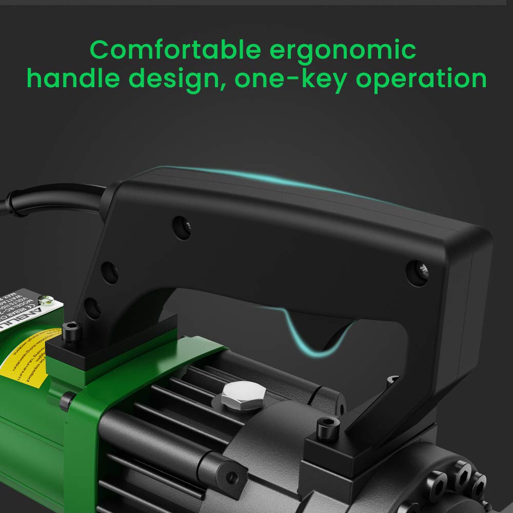 Anbull 1250W Electric Hydraulic Rebar Cutter, Cutting up to 3/4 Inch 4-20mm #6 Rebar, with Replaceable Jaw Blades, Cutting Speed 3-3.5S (1250W RC-20)