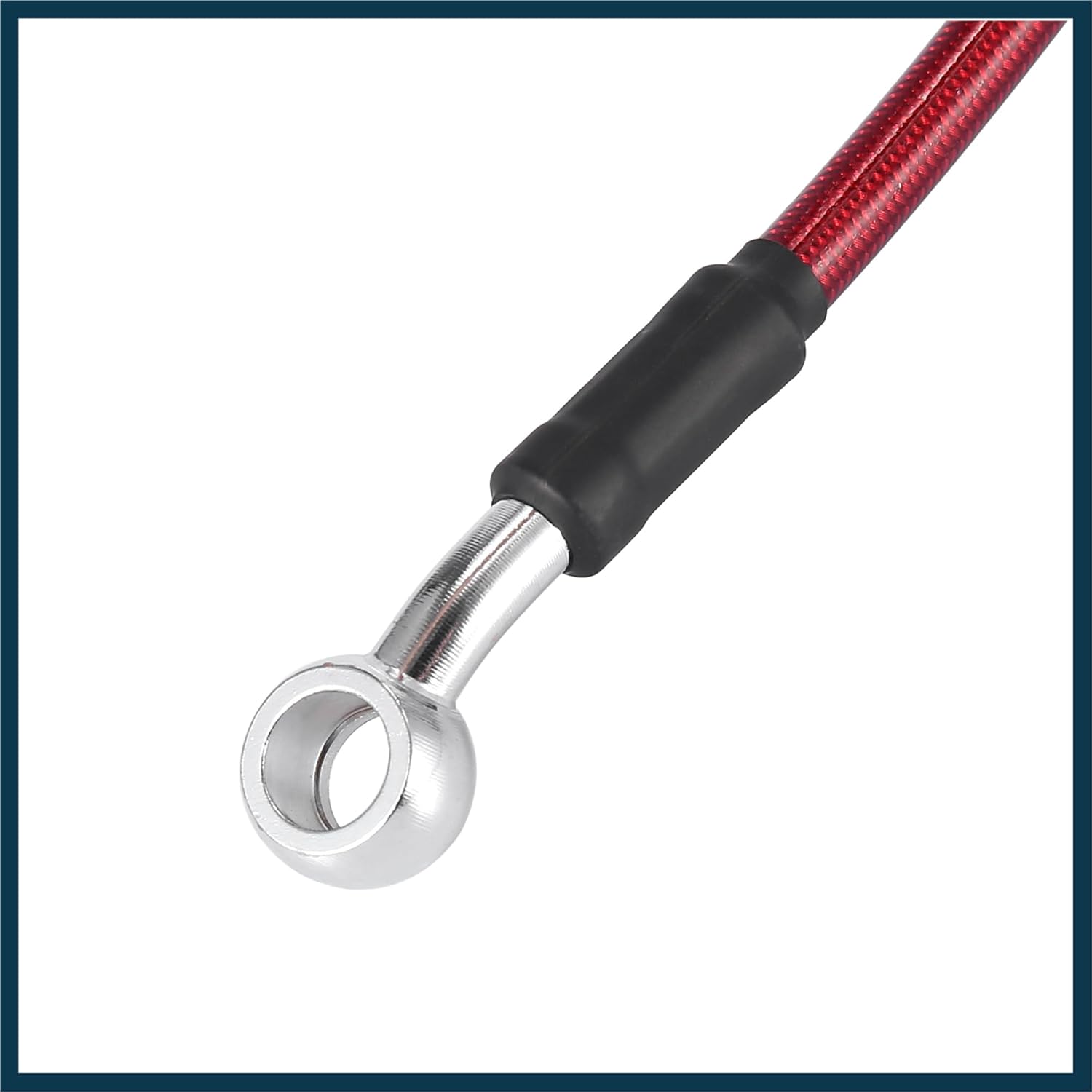 TUCKBOLD ユニバーサル 110cm 43.3インチ オートバイ ブレーキ クラッチ オイルホース ラインパイプ 油圧強化 ス