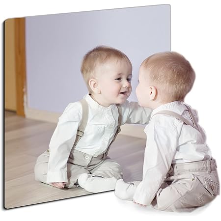Amazon.com: Kids Safety Shatterproof Mirror for Wall,Full Length Mirror Wall Mounted,Made of ...