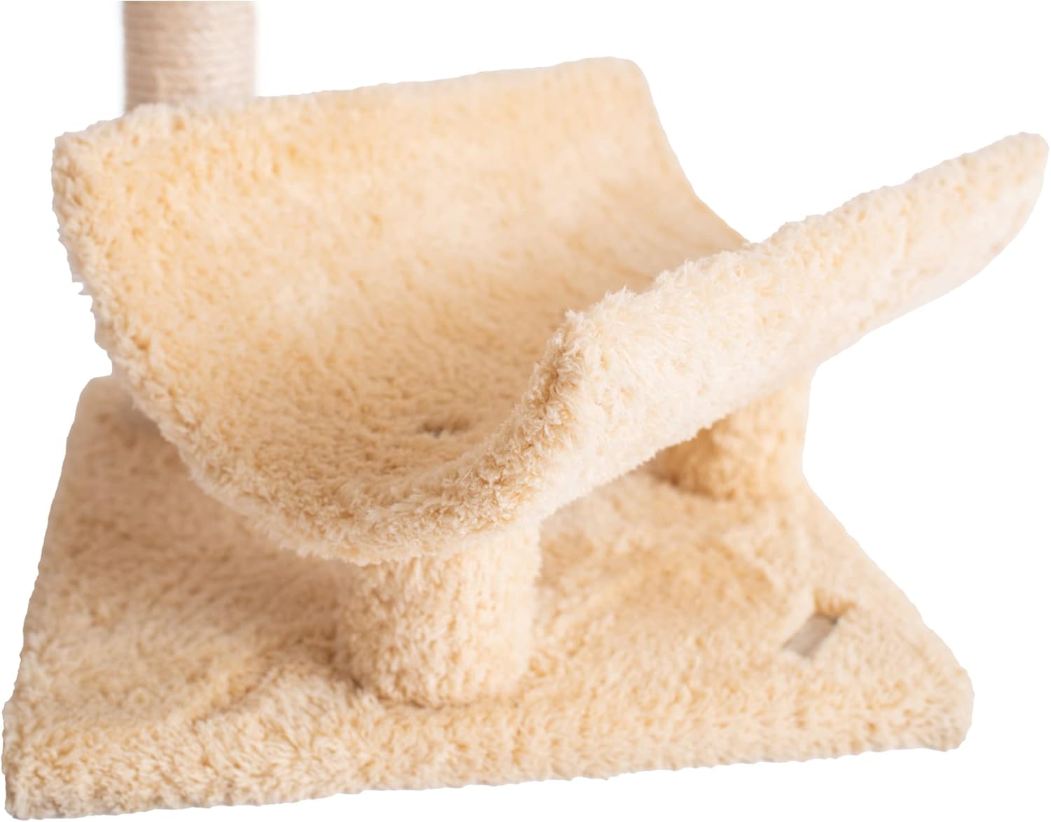 Armarkat X3007 Cat Condo, Real Wood Cat Scratching Post with Plush Condo, Cuddle