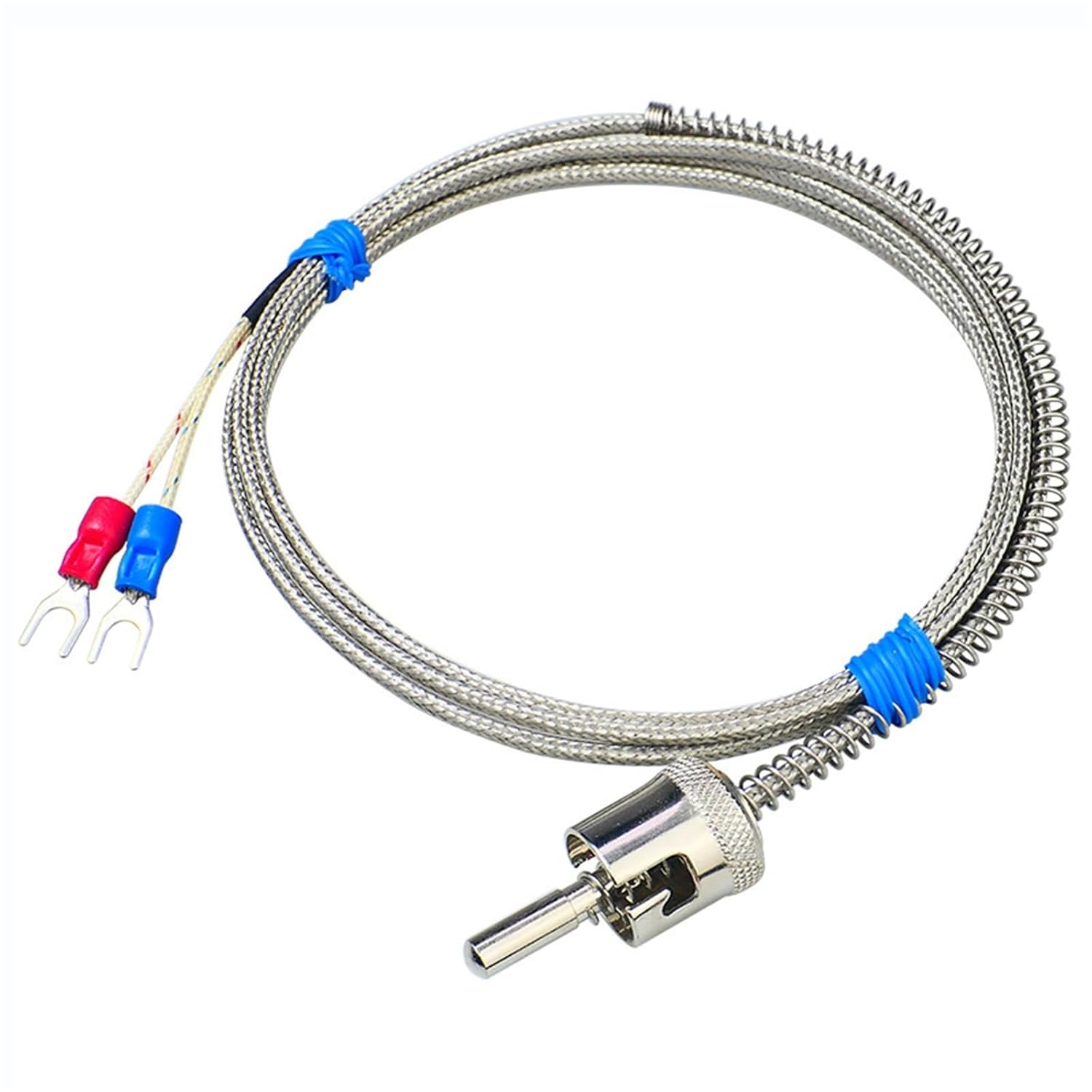 Injection Molding Machine Thermocouple Press-on Type Snap-on Adjustable Pressure Spring K 1Pcs(TypeK1m)