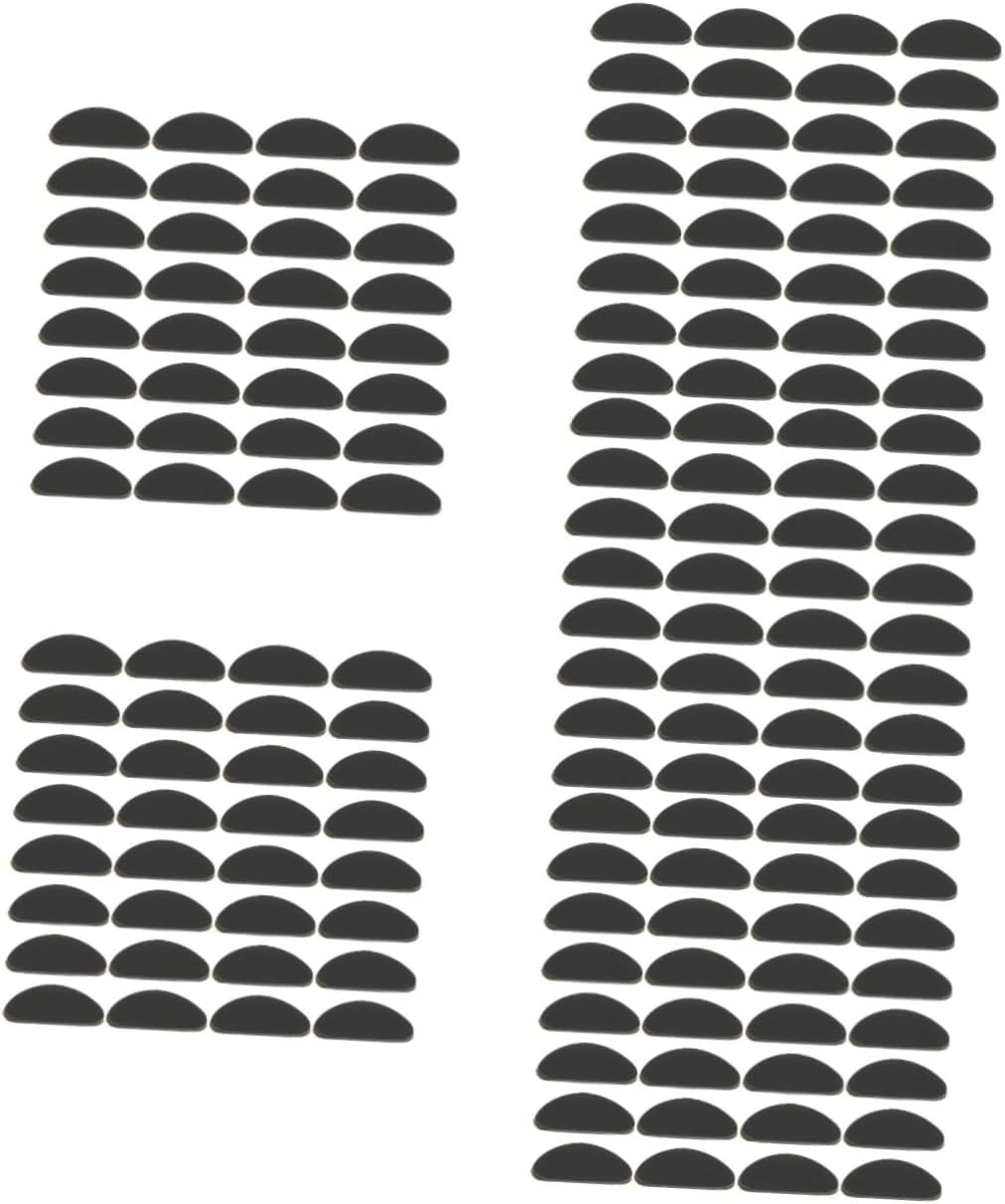 Ipetboom 90pairs Silicone Eyeglass Nose Pads Adhesive Cushions for Glasses and Sunglasses Comfortable and Skin-Friendly Nose Compatible Frame Types