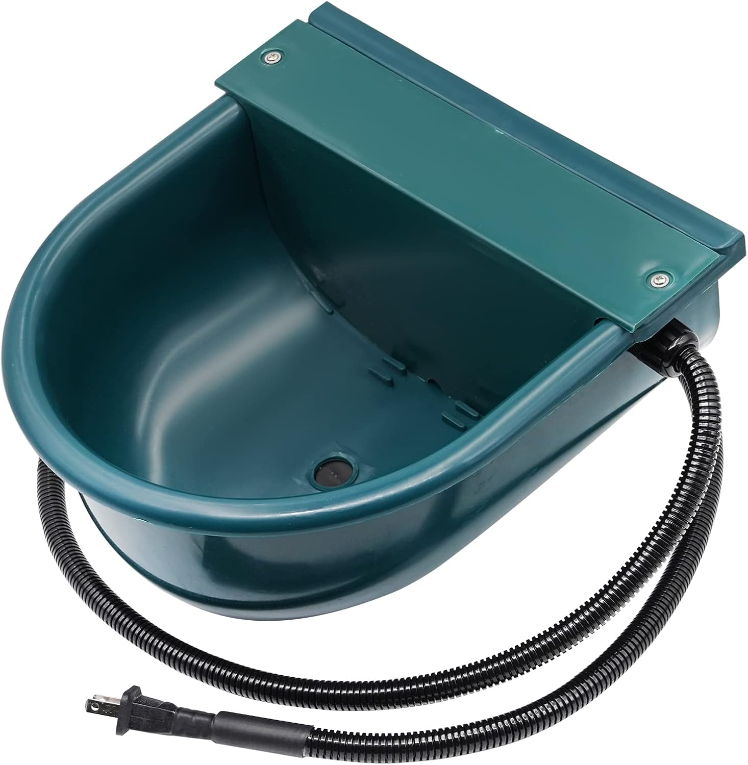 MINYULUA Automatic Heated Dog Water Bowl Large Capacity Livestock Waterer Outdoor Pet Thermal-Bowl Drinking Bowl for Dogs Horse Cattle Cow Goat Pig Animal
