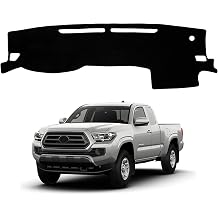 Dash Cover Mat Compatible with Toyota Tacoma 2016-2023 Car Interior Dashboard Cover Mat Nonslip Dashmat Sunshade Glare UV Rays Protector Accessories Custom Fit