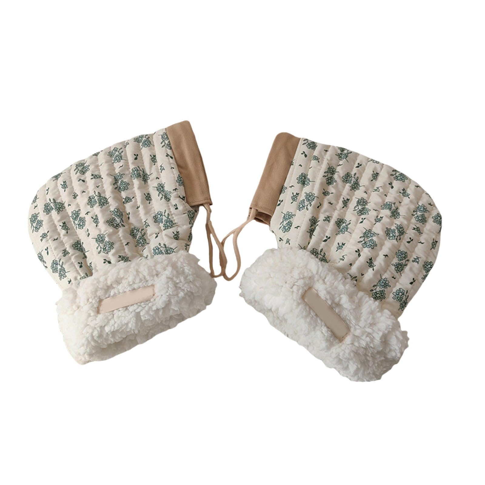 Kids Scooter Gloves Printed Pattern Gloves Windproof Winter Gloves Children Balanced Bike Mittens Cotton Thicken Mitts