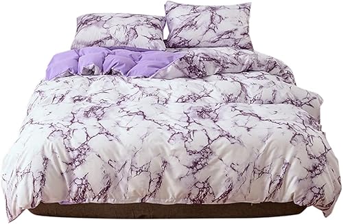 Juego de 3 piezas de cama en una bolsa, juego de ropa de cama de fibra de poliéster agradable a la piel, tela transpirable, juego de cama