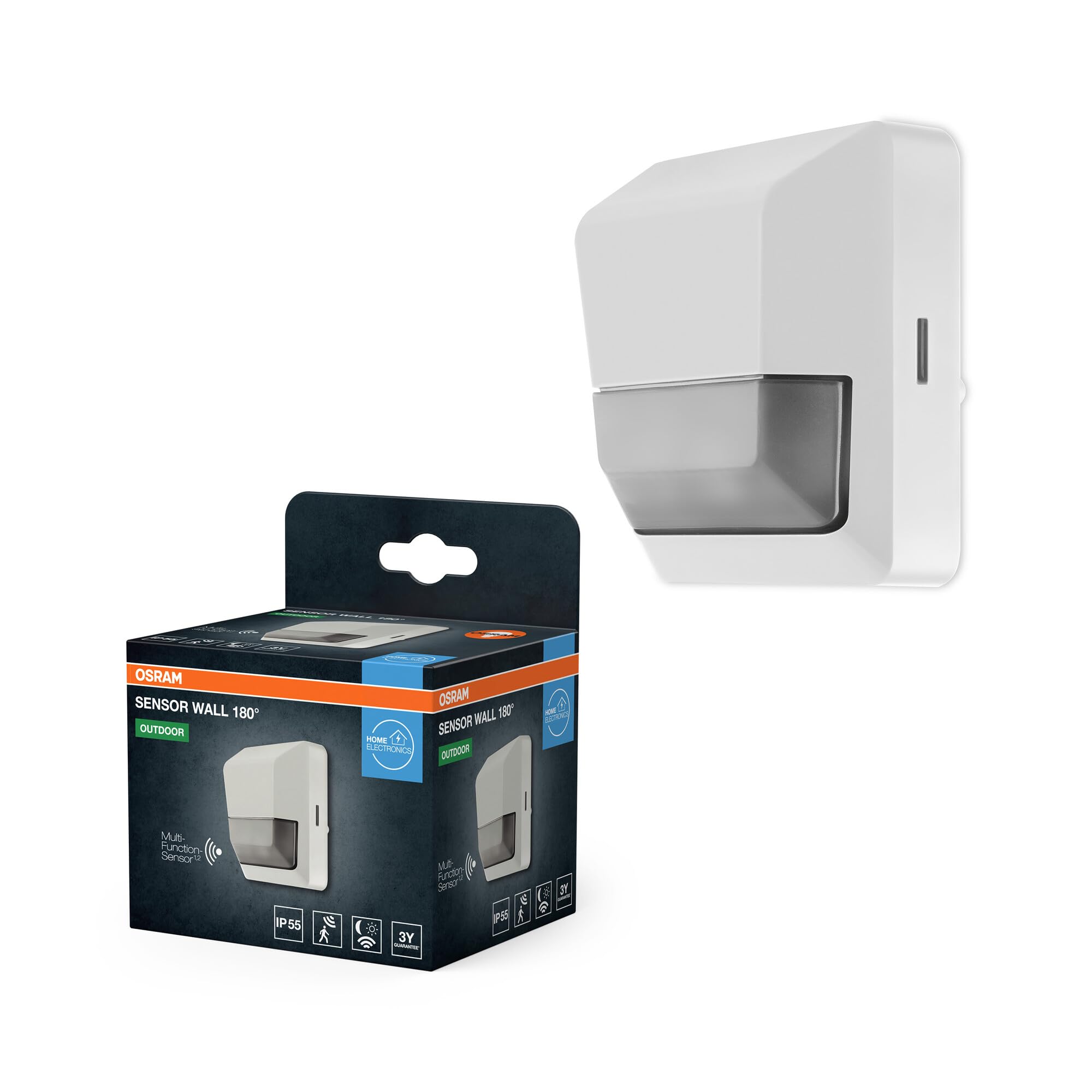 OSRAM SENSOR 180° con sensor IP55 blanco | SENSOR WALL 180DEG, Lighting Controls, blanco, , Paquete de 1