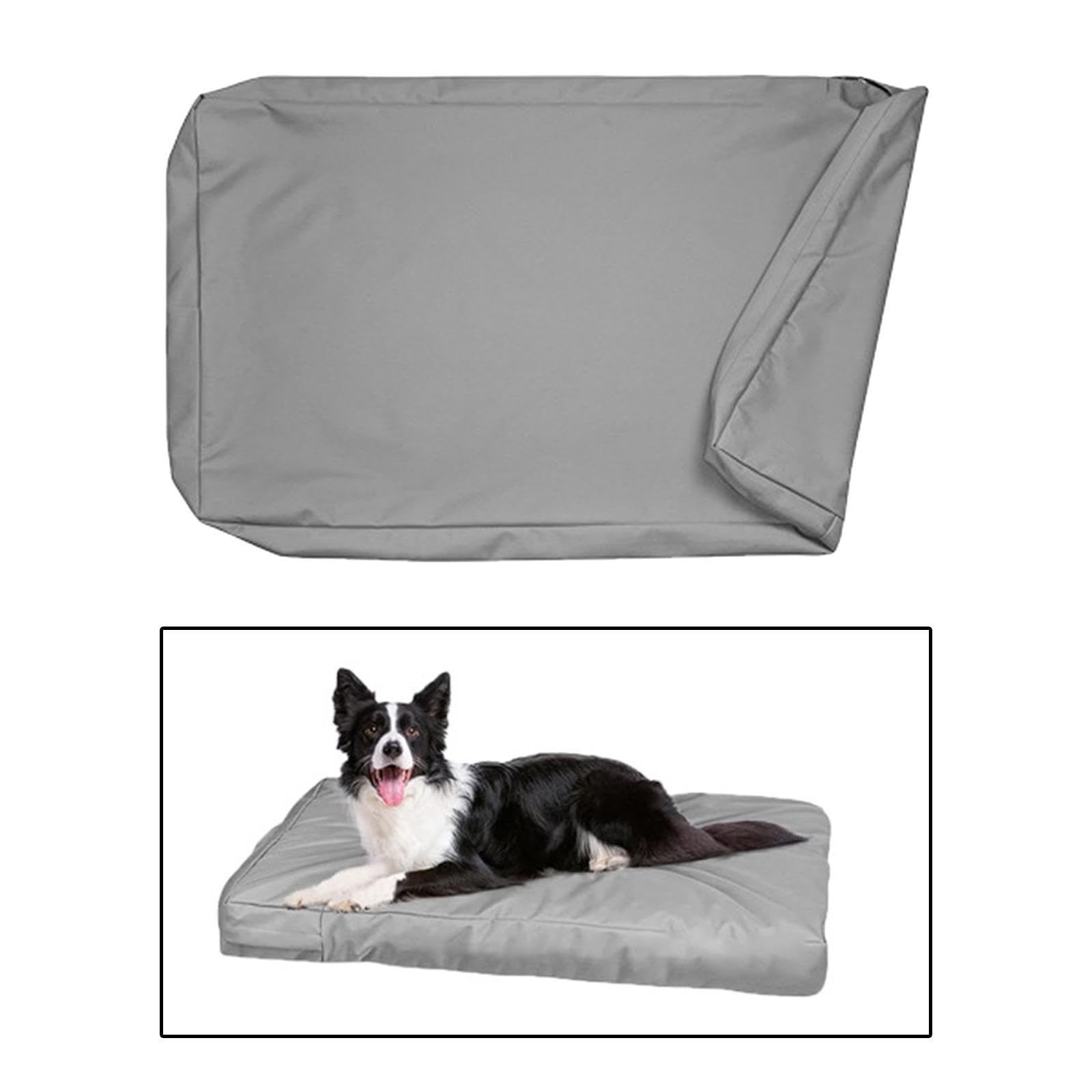 Hundebettbezug, wasserdichte Schutzhülle, Hundekiste-Matratzenbezug für Hundekiste, Pad, Matte, Bett, l