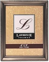Vista 45 de Lawrence Frames - 11723 Marco de fotos clásico con cuentas, 2.5 x 3.5, dorado