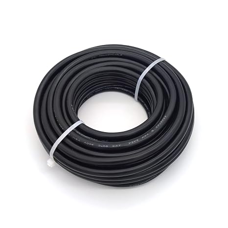 16AWG UL2464 Power Cable Stranded Electrical Wire Flexible LED Red & Black Stranded 2 Conductors 25ft tinned Copper