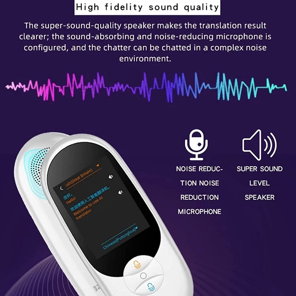 Urządzenie do tłumaczenia języka Klasyczne urządzenie do tłumaczenia języka Wifi Offline Photo 102 języki Wifi Instant Smart Translat (kolor: A) Rodzina Comfortable anniversary