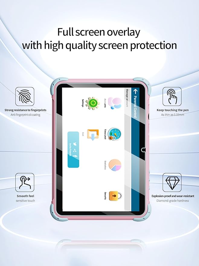 Protector de Pantalla para YINOCHE 101 Tablet 10 Pulgadas, 9H, 2 Paquetes miniatura 2
