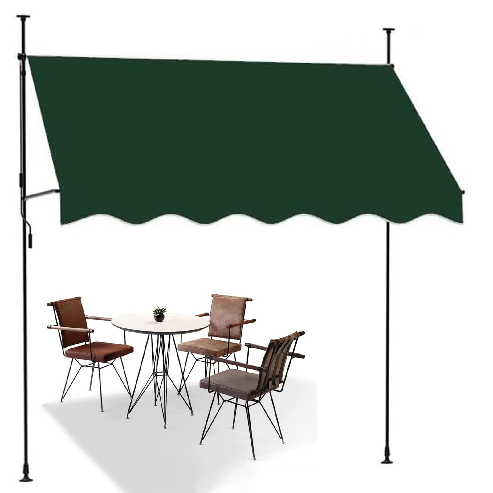 Store extérieur manuel sans vis protection soleil 2,5m