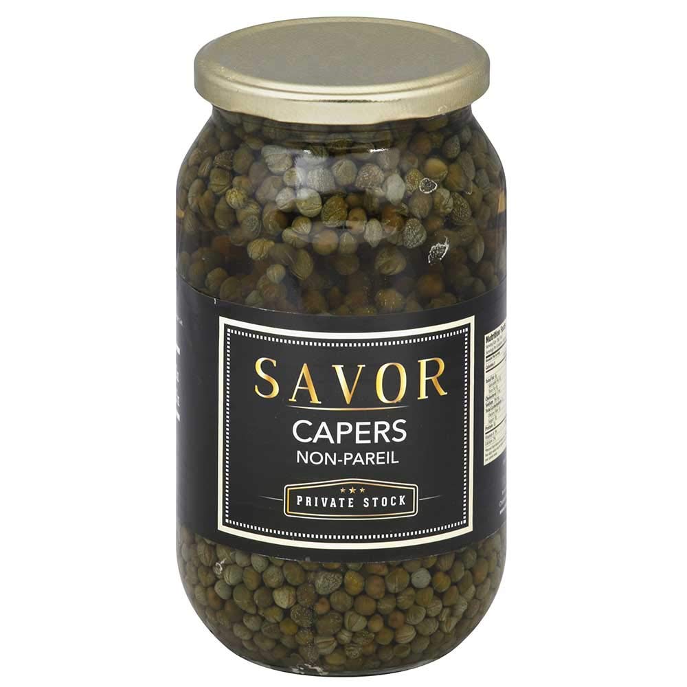 Savor Imports Non Pareil Capers, 32 Ounce -- 6 per case.