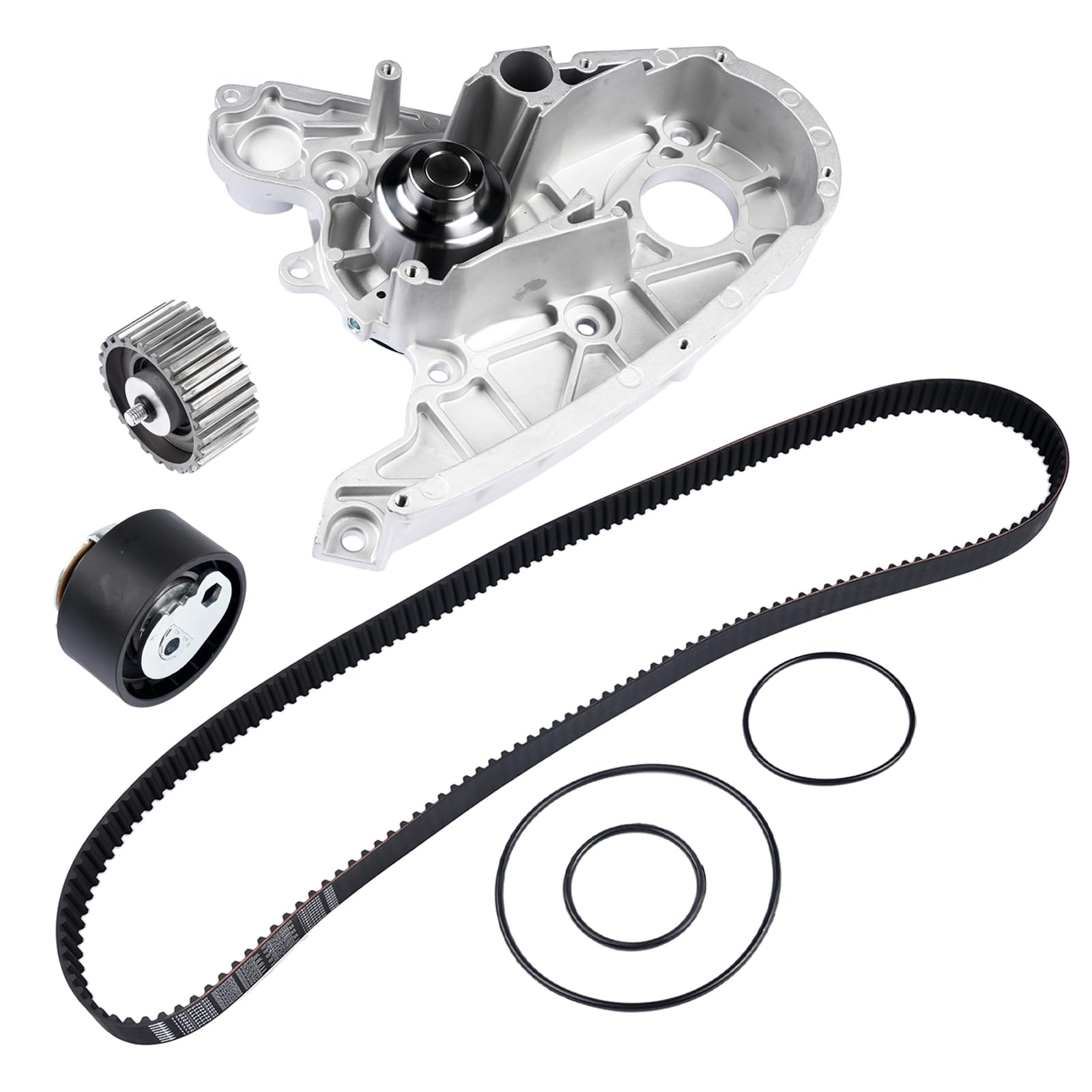Bomba de agua + juego de correa dentada Kit de montaje compatible con Duc-ato 244 250 2.3D 504033770 VKMC02390 504010846