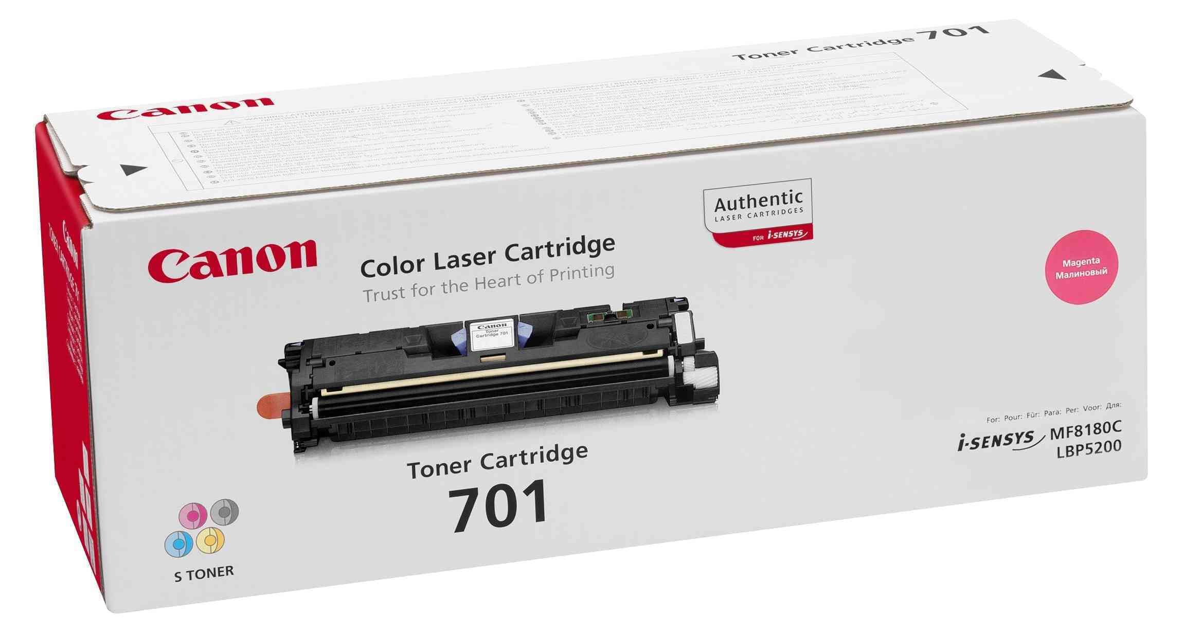 CO25429 Canon Laser Shot LBP-5200 cartuccia di toner ad alta resa Magenta 701M