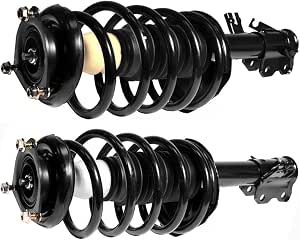 OREDY Pair Front Loaded Struts & Coil Springs For 2000-2001 Nissan Sentra (Excludes SE)