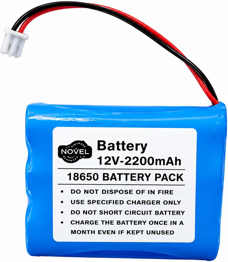 NOVEL 12V 2200mAh 18650 Lithium-Ion Rechargeable Battery Pack | Suitable for DIY Electronics, Robotics Applications, Backup Systems and Portable Equipment-image-45
