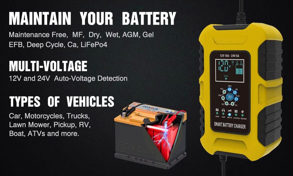 Image showing battery maintenance features and compatible vehicle types