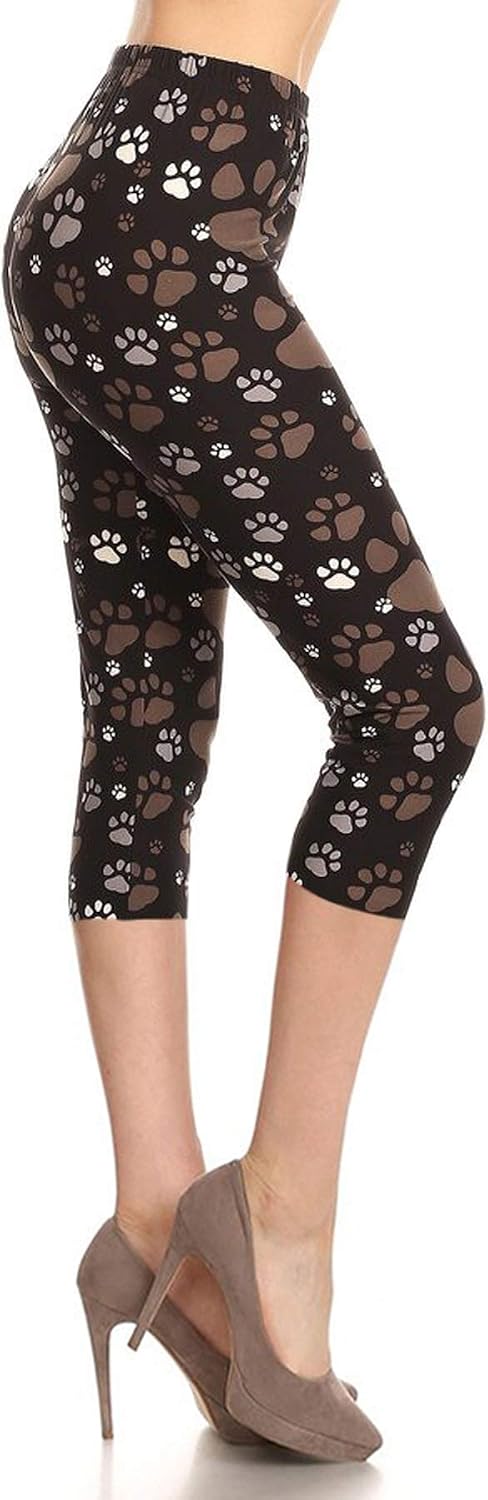 Leggings Depot High Waisted Camouflage & Multiple Print Leggings for Women - Reg, Plus, 1X3X, 3X5X