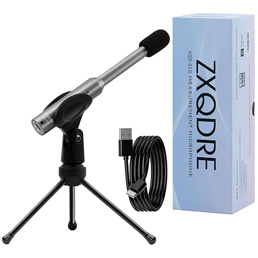Calibrated USB-C Measurement Microphone Kit for Speaker Design