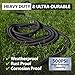 Hydrosteel 50 Ft Garden Hose, 304 Stainless Steel Metal Water Hose 50Ft, Ultra Durable Flexible Lightweight Crush Resistant Fittings Kink & Tangle Free 5/8” Inner Diameter, 500 PSI AS SEEN ON TV