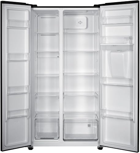 GEDTECH Réfrigérateur multi-portes GSBS510BL 510L (324L + 181L) - Distributeur d'eau - Noir - 10