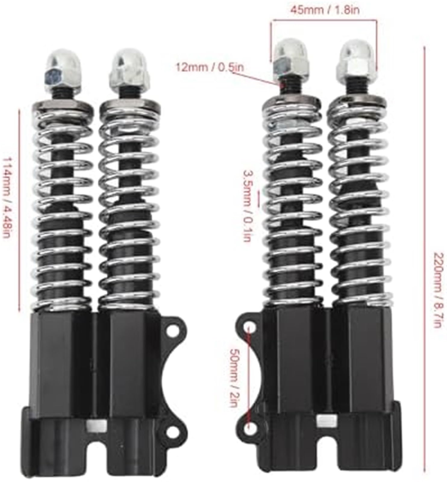 Amortisseur pour Avant for Trottinette électrique, Amortisseur