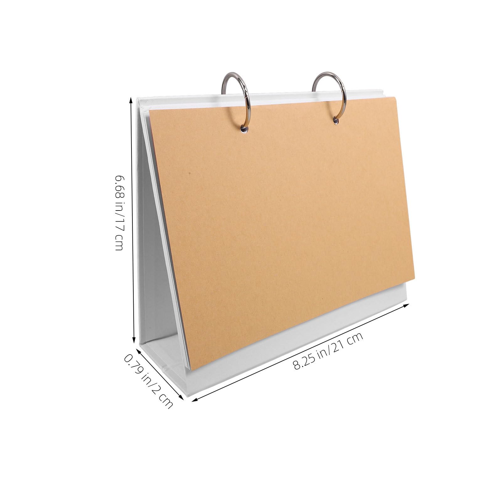 Gadpiparty 5 leere Flip-Kalender-Sets – 2026 Stehender Planer mit umklappbaren Seiten, DIY-Schreibtisch-Graffiti-Notizbuch für Zuhause, Büro, Schule, Studenten