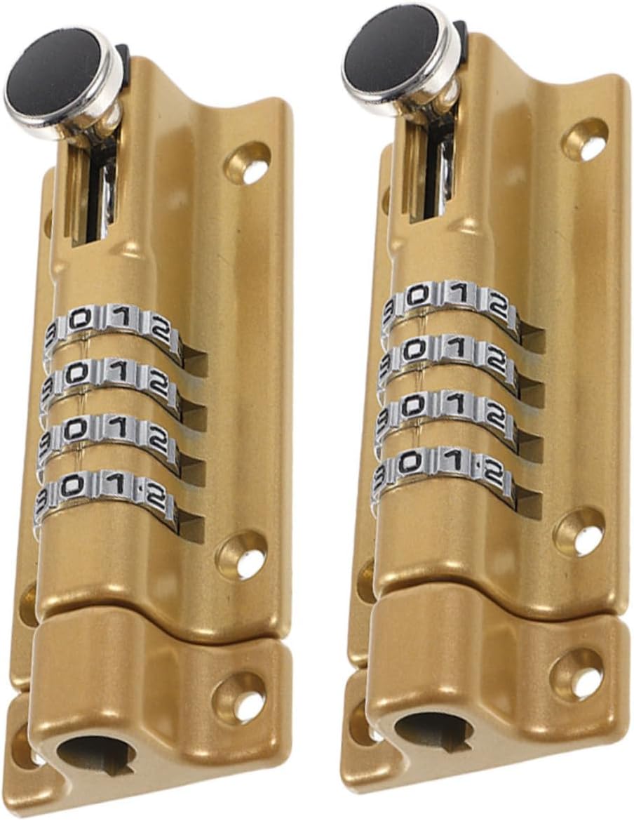 DOITOOL 2Pcs Theft Cabinet Combination Lock Durable Mechanical Door Lock for Enhanced Security Keyless Entry System for Cabinets and Resistant Design
