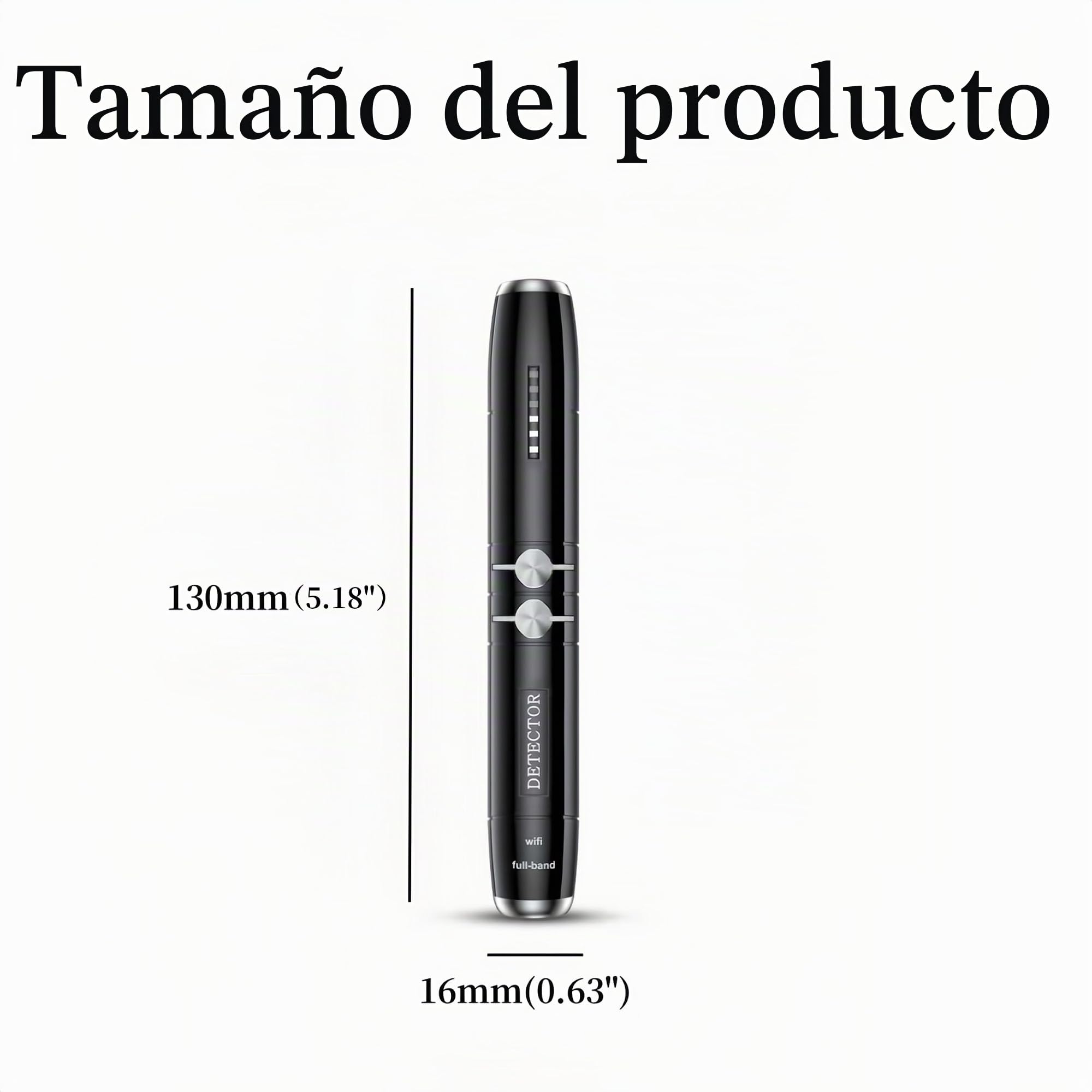 2 Pack Cámara Oculta Detector Anti Spy Bug Señal Inalámbrica Dispositivo Protector de Privacidad Scan Tracker Finder Dispositivo de Detección de la Pluma para el Coche Oficina Casa de Viajes