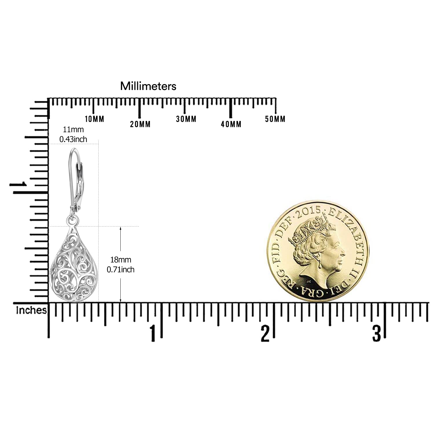 Orecchini a forma di goccia con pietra portafortuna, da donna, alla moda, in argento Sterling 925, ipoallergenici, gioielli in filigrana a goccia
